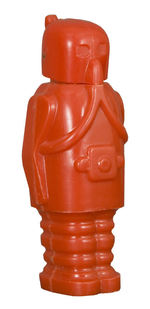 PEZ SPACE TROOPER IN RED.