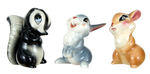 BAMBI CHARACTER FIGURINES BY AMERICAN POTTERY CO.