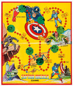 "CAPTAIN AMERICA" GAME BY MILTON BRADLEY 1966 HIGH GRADE EXAMPLE WITH COMIC.