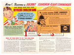 “CAPTAIN MIDNIGHT SECRET SQUADRON” FIRST MANUAL AND DECODER COMPLETE IN 1941 MAILER.