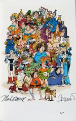 SERGIO ARAGONES “THE GROO CHRONICLES” SIGNED LIMITED EDITION BOOK WITH COLOR ORIGINAL ART.