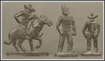 LONE RANGER RARE SET OF CASTING MOLDS WITH PAPERWORK.