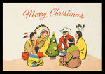 "MERRY CHRISTMAS AND A HAPPY NEW YEAR FROM THE LONE RANGER" DELL COMIC BOOK SUBSCRIBER CARD.