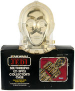 "STAR WARS - C-3PO, DARTH VADER AND LASER RIFLE" COLLECTOR'S/CARRY CASE TRIO.
