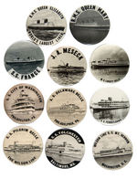 OCEANLINERS AND FERRYS IN THE 1.75" SIZE.