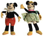MICKEY AND MINNIE MOUSE DOLLS BY DEANS RAG BOOK COMPANY.