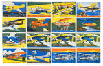 “COL. ROSCOE TURNER’S FLYING CORPS” LOT PLUS FAMOUS AIRPLANE PICTURES PREMIUM CARDS.
