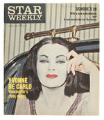 CANADIAN NEWSPAPER INSERT MAGAZINE FEATURING LILY MUNSTER COVER.