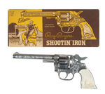 “ROY ROGERS SHOOTIN’ IRON WITH SIX SHOOTER DOUBLE ACTION” BY KILGORE BOXED.