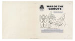 STEVE DITKO "WAR OF THE GOBOTS" ORIGINAL GOLDEN BOOKS BOOK ART.