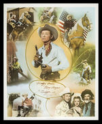 “KING OF THE COWBOYS ROY ROGERS” AUTOGRAPHED POSTER.