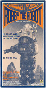 "FORBIDDEN PLANET - ROBBY THE ROBOT" BATTERY-OPERATED BOXED JAPANESE MODEL.