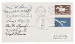MERCURY 7 ASTRONAUTS SIGNED FIRST DAY COVER.