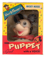 "MICKEY MOUSE" BOXED PUPPET BY GUND.