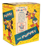 "MICKEY MOUSE" BOXED PUPPET BY GUND.