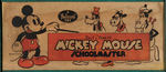 "MICKEY MOUSE SCHOOLMASTER" BLACKBOARD/NOTEBOARD.