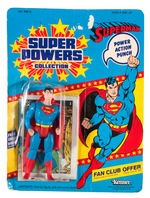 "SUPER POWERS" LOT OF 6 CARDED SUPERMAN CHARACTERS.