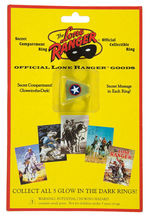 "THE LONE RANGER GLOW-IN-THE-DARK SECRET COMPARTMENT RING LOT.
