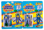"SUPER POWERS" LOT OF 7 CARDED.