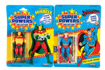 "SUPER POWERS" LOT OF 7 CARDED.
