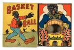 "BASKETBALL" BOXED GAME WITH BLACK  CHARACTER ILLUSTRATIONS.