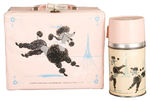 "GIGI" FRENCH POODLE VINYL LUNCHBOX WITH THERMOS.