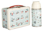 "AMERICANA" METAL LUNCHBOX WITH THERMOS.