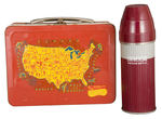 "ALL AMERICAN" METAL LUNCHBOX WITH THERMOS.