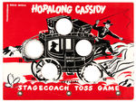 "HOPALONG CASSIDY OFFICIAL STAGECOACH TOSS GAME" WITH BOX.