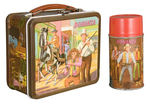 "BONANZA" METAL LUNCHBOX WITH THERMOS.