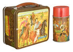 "BONANZA" METAL LUNCHBOX WITH THERMOS.