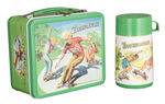 "THE SKATEBOARDER" METAL LUNCHBOX WITH THERMOS.