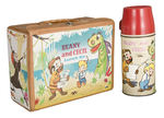 "BEANY AND CECIL LUNCH KIT" VINYL LUNCHBOX WITH THERMOS.