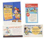DISNEY AUTOMOBILE-RELATED CARDS.