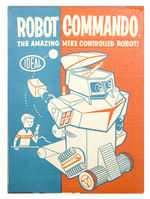 "IDEAL ROBOT COMMANDO THE AMAZING MIKE CONTROLLED ROBOT."