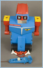 "IDEAL ROBOT COMMANDO THE AMAZING MIKE CONTROLLED ROBOT."