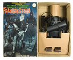 LARGE FRANKENSTEIN (BROWN SHOE VARIETY) MARX REMOTE CONTROLLED BATTERY TOY WITH BOX.