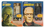 “THE MUMMY/FRANKENSTEIN” GLOW-IN-THE-DARK BOXED ACTION FIGURES BY REMCO.