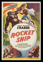 “ROCKET SHIP” FLASH GORDON MOVIE POSTER.
