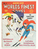 WORLD’S FINEST COMICS #4 WINTER 1941 DC COMICS.