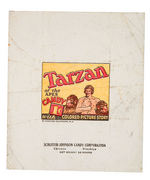 TARZAN AND THE CRYSTAL VAULT OF ISIS SCARCE GUM CARD WRAPPER.