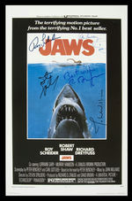 “JAWS” CAST-SIGNED MASTERPRINT REPRODUCTION POSTER.