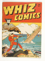 WHIZ COMICS #5 JUNE 1940 FAWCETT PUBLICATIONS.