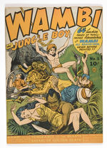 WAMBI THE JUNGLE BOY #1 SPRING 1942 FICTION HOUSE MAGAZINE.