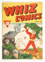 WHIZ COMICS #2 MARCH 1940 FAWCETT PUBLICATIONS.