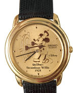 MICKEY MOUSE "STEAMBOAT WILLIE" LIMITED EDITION SEIKO WATCH.