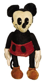 MICKEY MOUSE HIGH-QUALITY FRENCH DOLL FROM LATE 1930s.