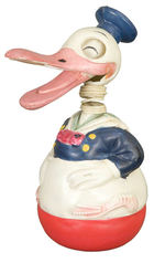 DONALD DUCK CELLULOID ANIMATED ROLY-POLY.