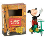 "WALT DISNEY'S MICKEY MOUSE SCOOTER-JOCKEY" BOXED WIND-UP.