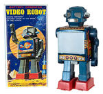"BATTERY OPERATED VIDEO ROBOT" BOXED TOY.